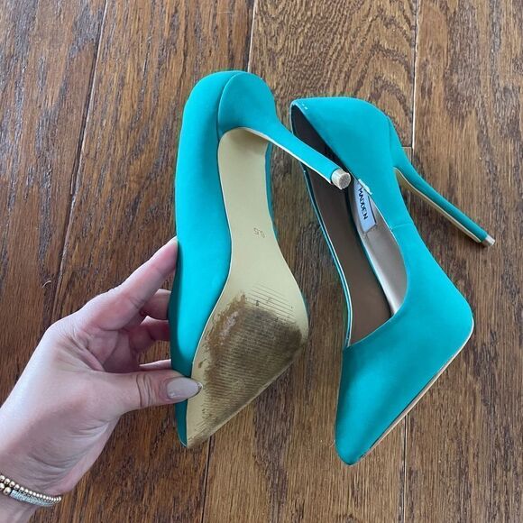 Emerald green heels - Picture 5 of 6